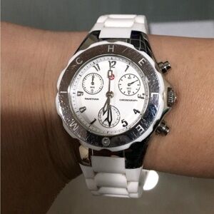 Michele Tahitian Jelly Bean White Watch